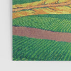 Iksey Crossing - Summer Green Mountain Ukiyoe Nature Landscape Poster Gallery Image 3