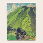 Iksey Crossing - Summer Green Mountain Ukiyoe Nature Landscape Notebook Gallery Image 4