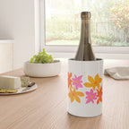 Abstract Summer Flowers Wine Chiller Gallery Image 4