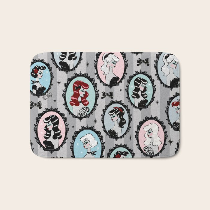 Cameo Dolls Bath Mat Gallery Image 1