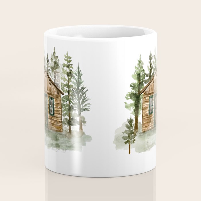 Cabin in the Woods Coffee Mug Gallery Image 4