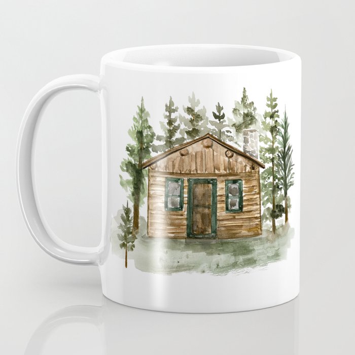Cabin in the Woods Coffee Mug Gallery Image 3