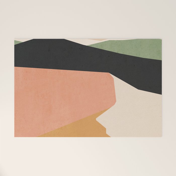 Abstract Art Landscape 2 Welcome Mat Gallery Image 1