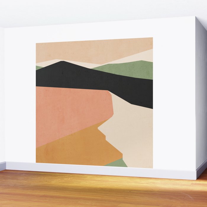 Abstract Art Landscape 2 Wall Mural Gallery Image 2