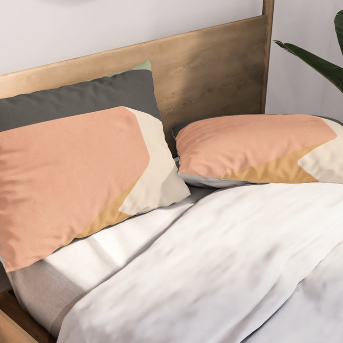 Abstract Art Landscape 2 Pillow Sham Gallery Image 2