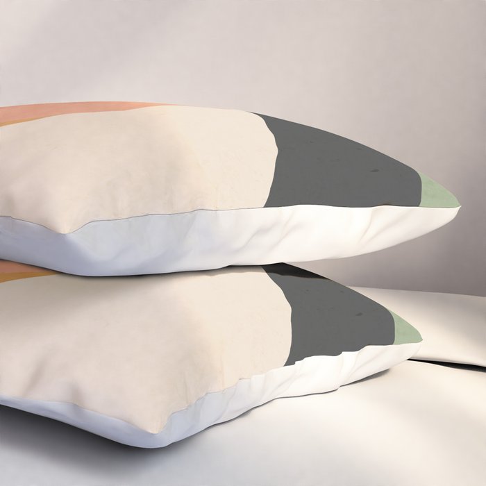 Abstract Art Landscape 2 Pillow Sham Gallery Image 3