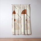 Abstract Minimal Shapes 22 Window Curtain Gallery Image 3