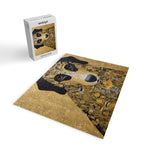 Black and Gold Klimt Dog Jigsaw Puzzle Gallery Image 2