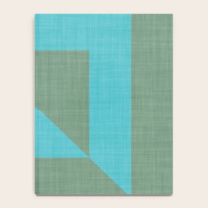 bold minimal greek geometry Green Blue Notebook Gallery Image 4