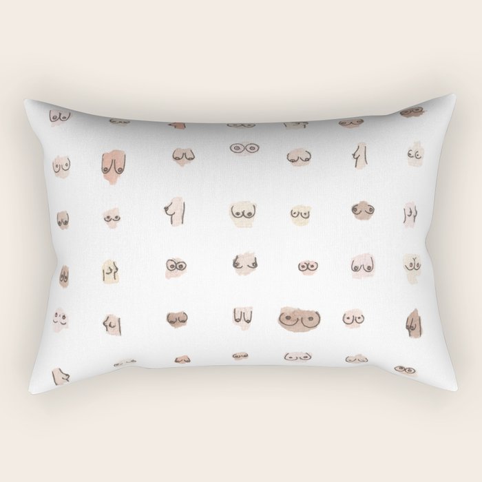 boobs Rectangular Pillow Gallery Image 2