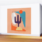 Tropical Cactus in full colour Wall Mural Gallery Image 2