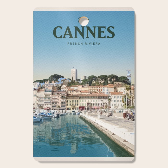 Visit Cannes Cutting Board Gallery Image 1