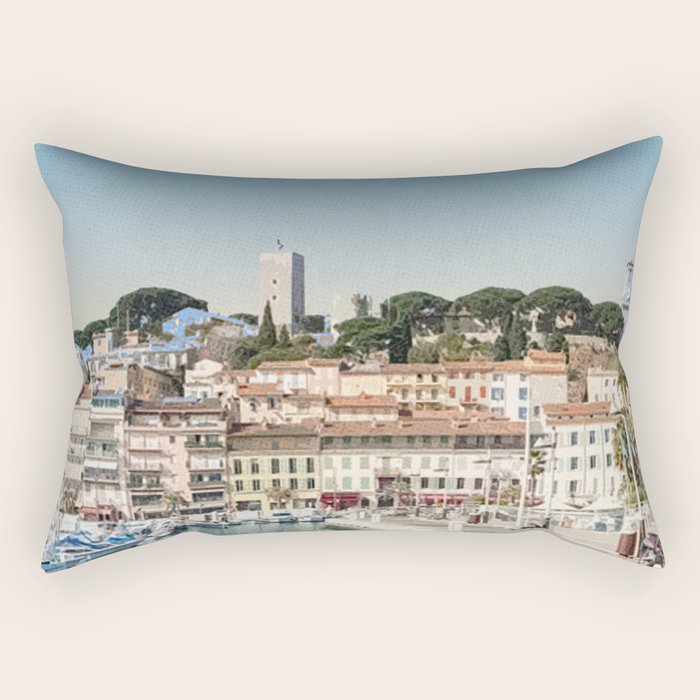 Visit Cannes Rectangular Pillow Gallery Image 1