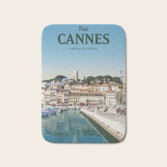Visit Cannes Bath Mat Gallery Image 1