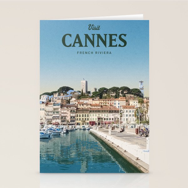 Visit Cannes Stationery Card Gallery Image 2