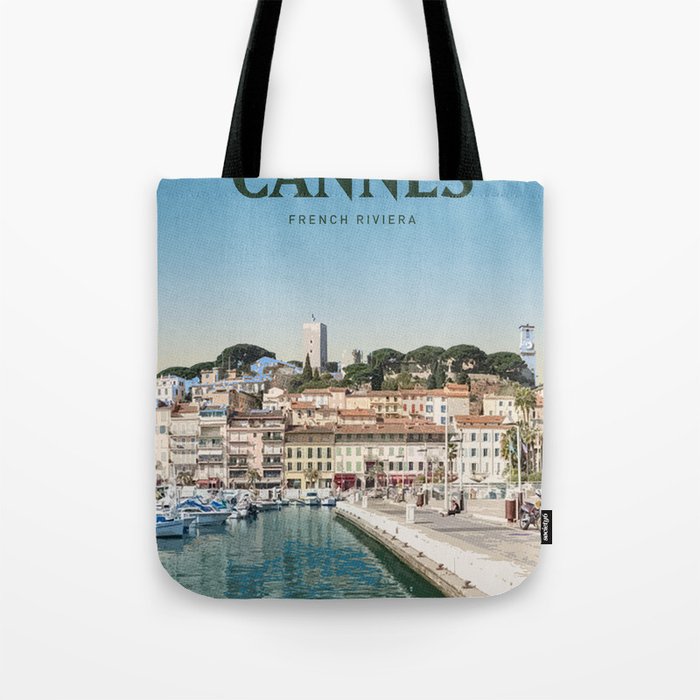 Visit Cannes Tote Bag Gallery Image 1