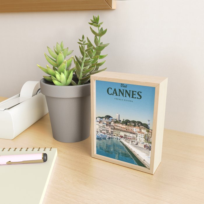 Visit Cannes Mini Art Print Gallery Image 2