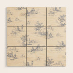 Animal Jouy Wood Wall Art Gallery Image 1