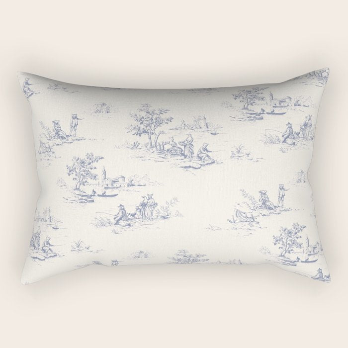 Animal Jouy Rectangular Pillow Gallery Image 1