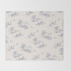 Animal Jouy Throw Blanket Gallery Image 2