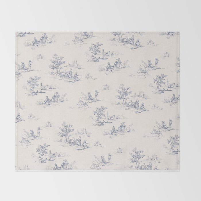 Animal Jouy Throw Blanket Gallery Image 2