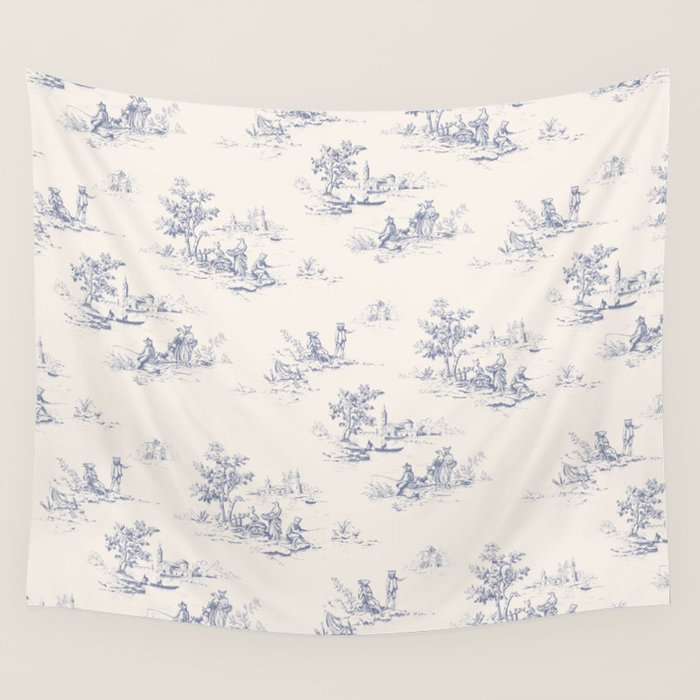 Animal Jouy Wall Tapestry Gallery Image 1