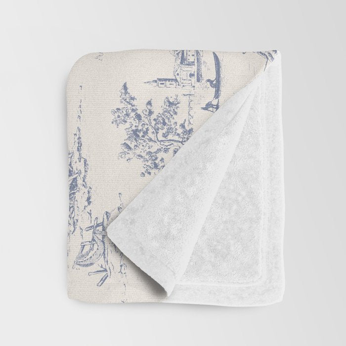 Animal Jouy Throw Blanket Gallery Image 3
