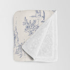 Animal Jouy Throw Blanket Gallery Image 3