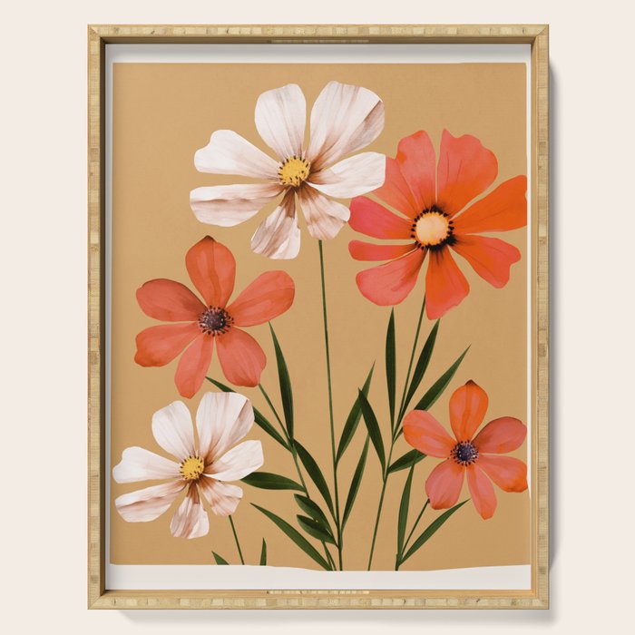 Pastel Petal Symphony Serving Tray Gallery Image 1