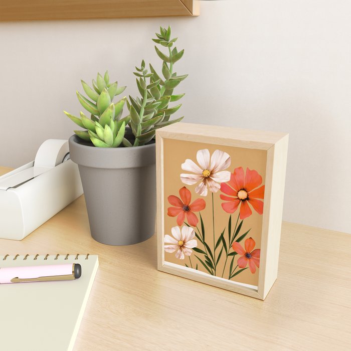 Pastel Petal Symphony Mini Art Print Gallery Image 2