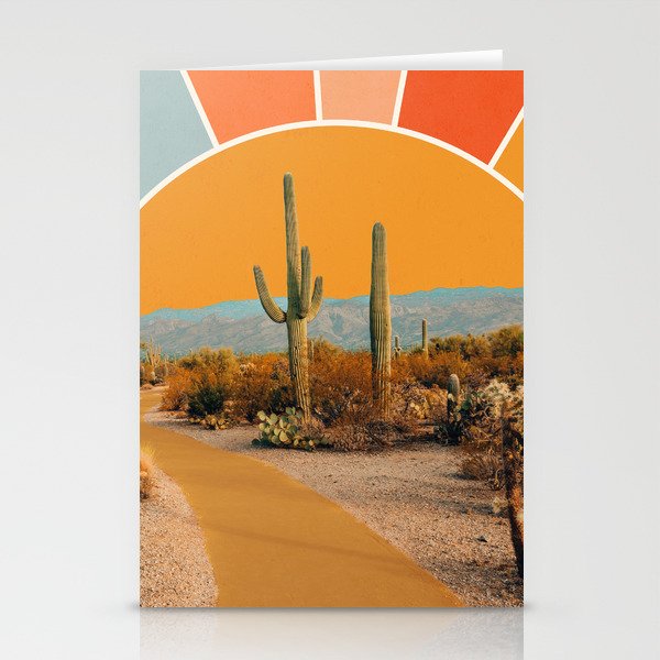 Desert Sun Stationery Card Gallery Image 2