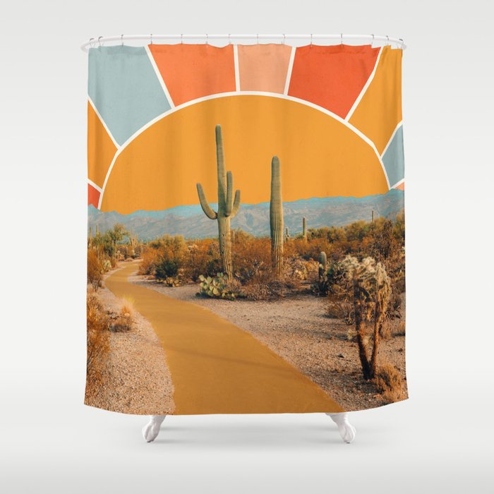 Desert Sun Shower Curtain Gallery Image 1