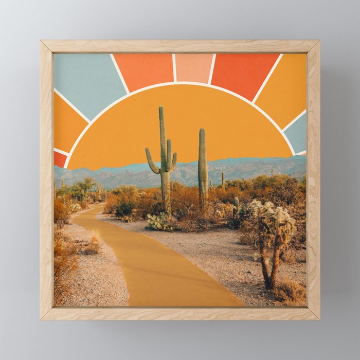 Desert Sun Mini Art Print Gallery Image 1
