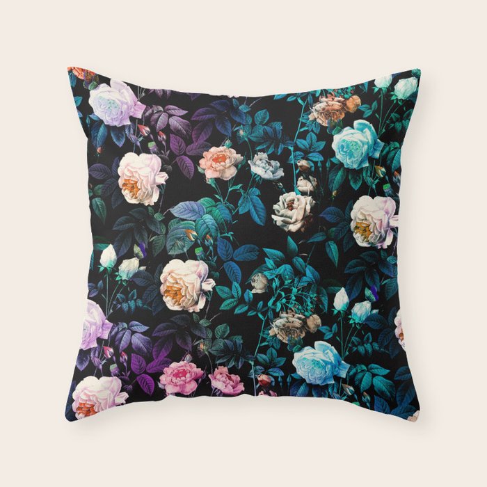 Night Forest Throw Pillow Gallery Image 6