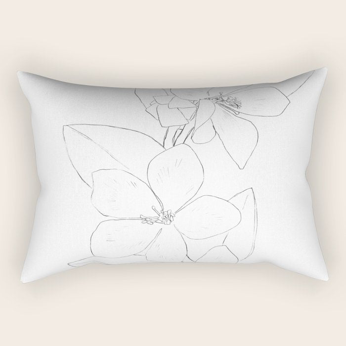 Branches Blooming Rectangular Pillow Gallery Image 2