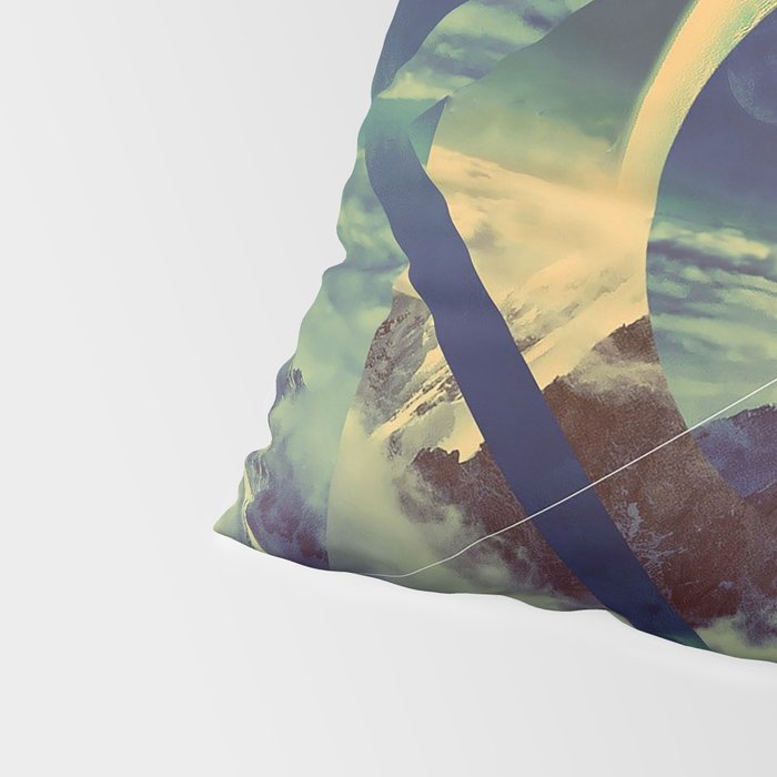 Abstract Mountains Pillow Sham Gallery Image 4