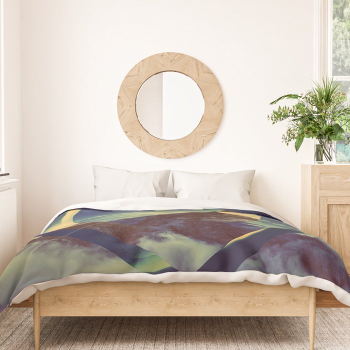 Abstract Mountains Duvet Cover Gallery Image 3