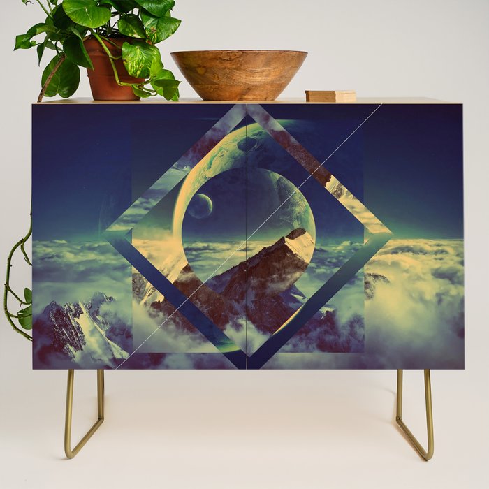 Abstract Mountains Credenza Gallery Image 1