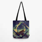 Abstract Mountains Tote Bag Gallery Image 2