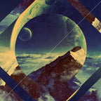 Abstract Mountains Coffee Mug Gallery Image 2