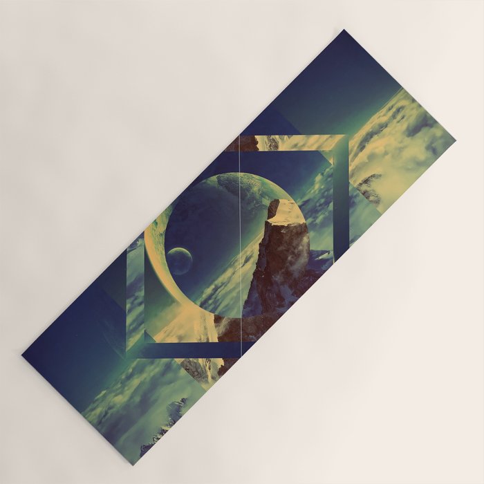 Abstract Mountains Yoga Mat Gallery Image 1