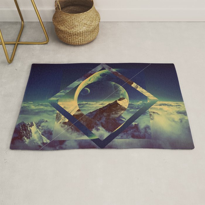 Abstract Mountains Rug Gallery Image 1