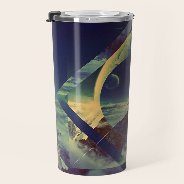 Abstract Mountains Travel Mug Gallery Image 3