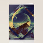 Abstract Mountains Stationery Card Gallery Image 2