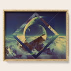 Abstract Mountains Serving Tray Gallery Image 1