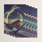 Abstract Mountains Wrapping Paper Gallery Image 3