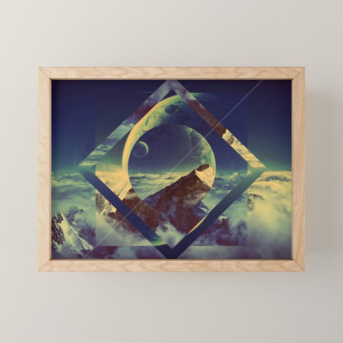 Abstract Mountains Mini Art Print Gallery Image 1