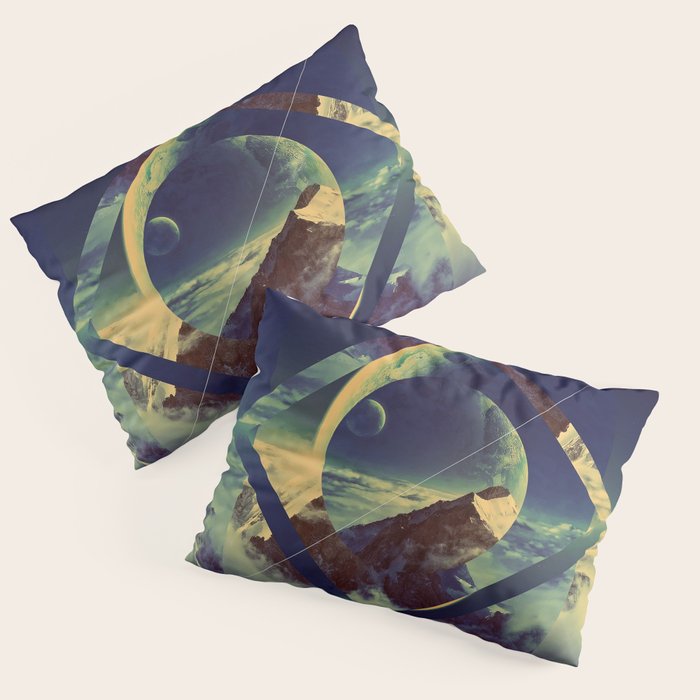 Abstract Mountains Pillow Sham Gallery Image 3
