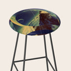 Abstract Mountains Stool Gallery Image 2