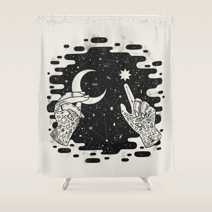 Look to the Skies Shower Curtain Gallery Image 1